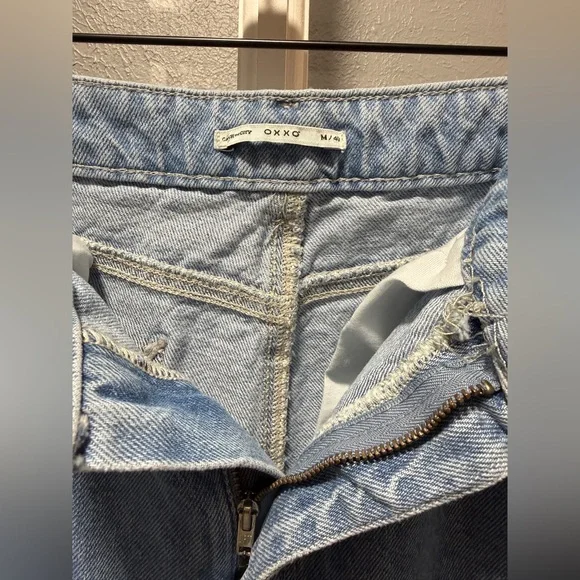 OXXO Jeans Blue Ultra High Rise Straight Fit Denim Pants - Picture 7 of 12
